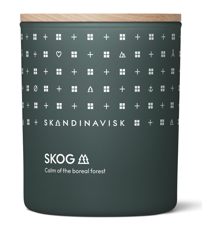 Skandinavisk Skog 'Forest' Scented Candle. Fragrance Notes: Pine Needles and Fir Cones, Birch Sap and Lily of The Valley. 7.0 oz. - Image 1